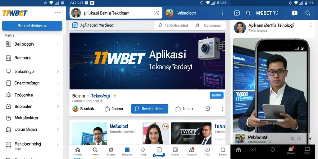 Screenshot antarmuka aplikasi 11WBET yang informatif dan intuitif.