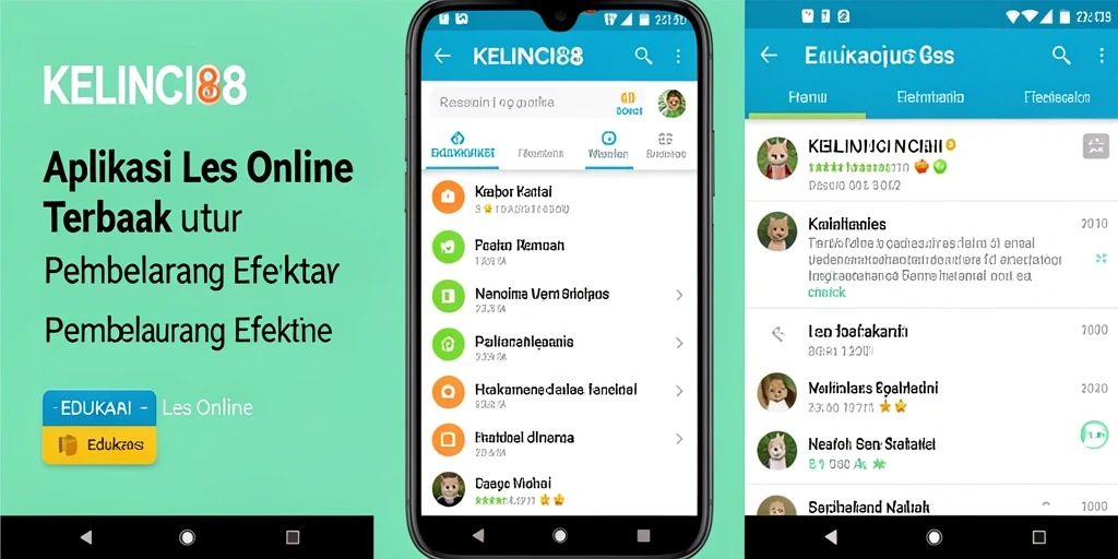 Antarmuka KELINCI88 yang user-friendly untuk Les Online.