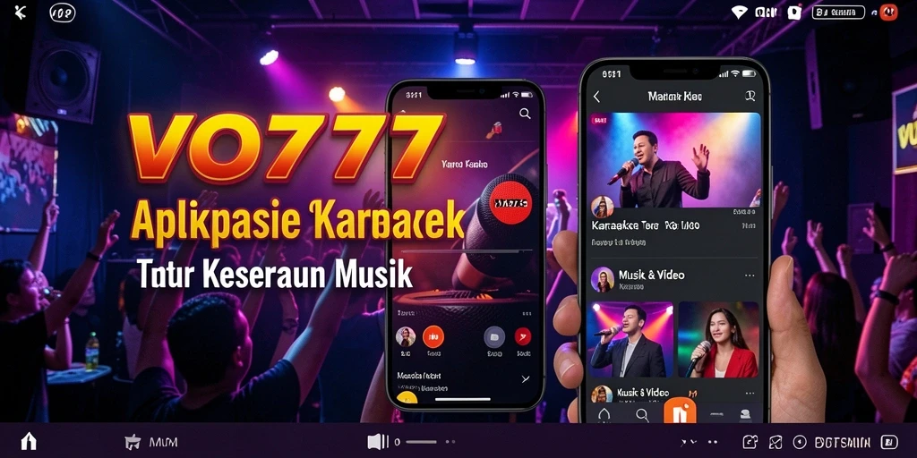 Tampilan antarmuka VO777 yang menarik dan fungsional untuk karaoke.