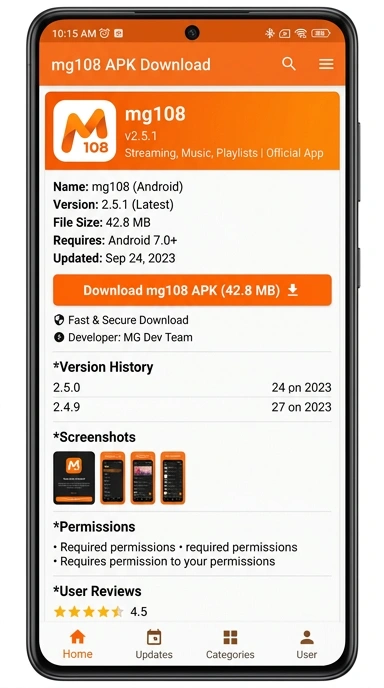 Panduan Unduh dan Instal APK mg108 untuk Pengguna Android